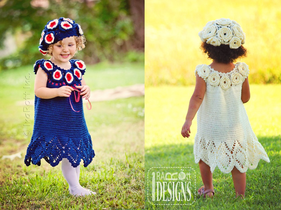 Summer Dreams Dress and Beret Crochet Pattern