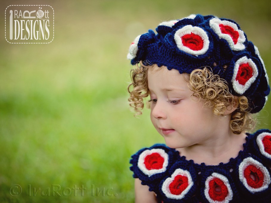 Summer Dreams Dress and Beret Crochet Pattern