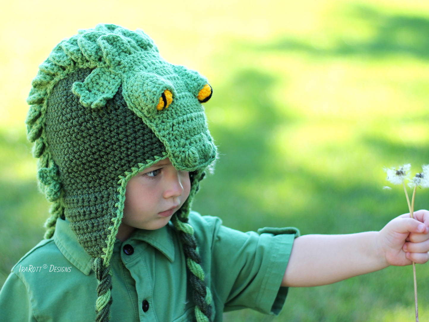 Snappy Simon The Crocodile Hat Crochet Pattern