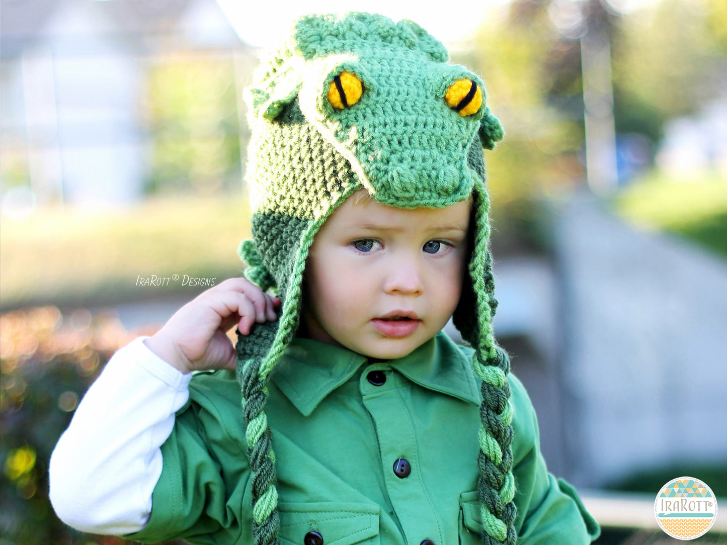 Snappy Simon The Crocodile Hat Crochet Pattern