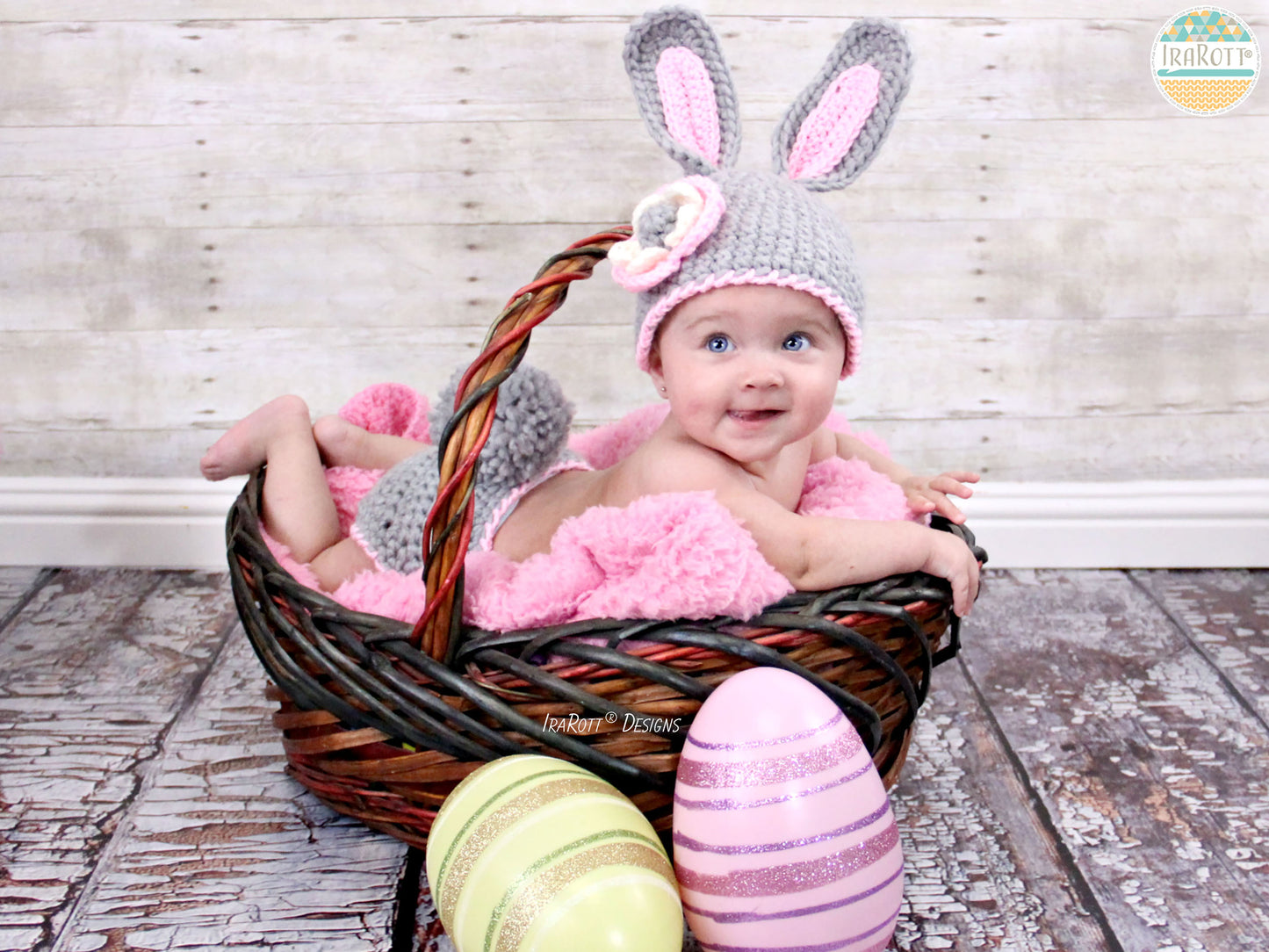 Sunny The Easter Bunny Baby Set Crochet Pattern