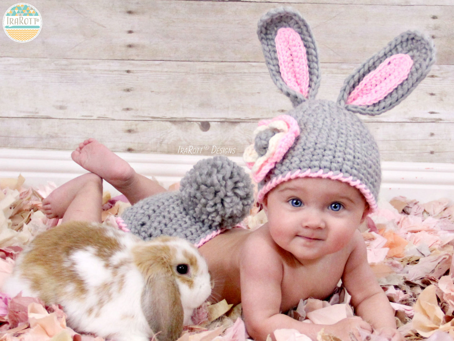 Sunny The Easter Bunny Baby Set Crochet Pattern