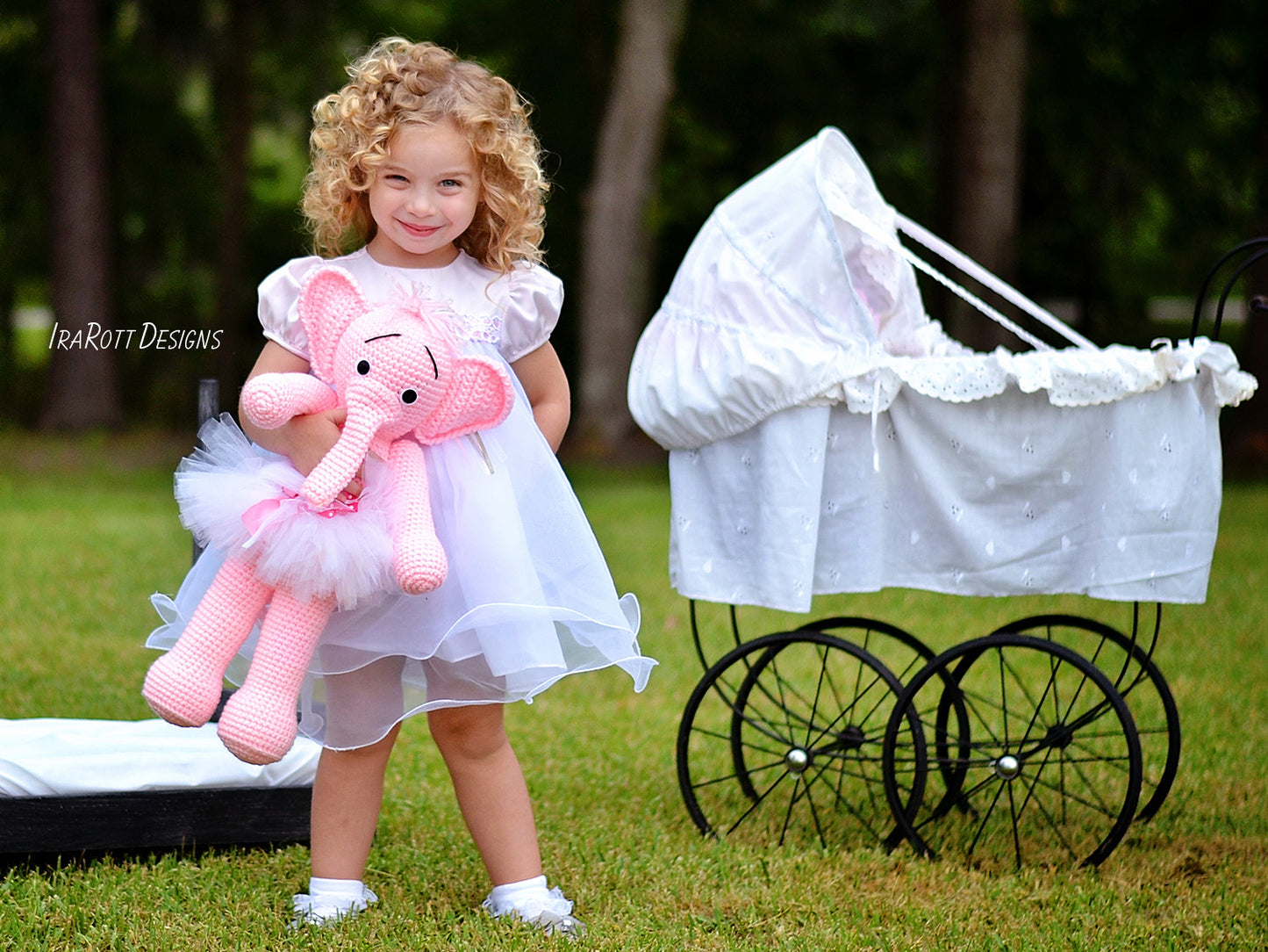 Josefina Ballerina and Jeffery the Elephants Amigurumi Crochet Pattern