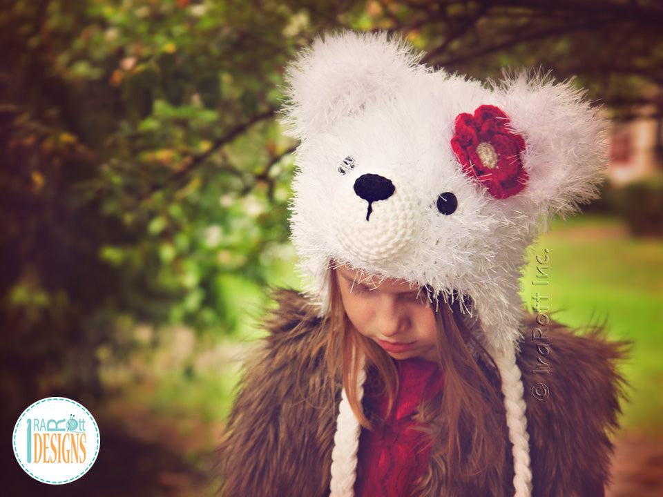 Fluffy the Classic Bear Hat Crochet Pattern