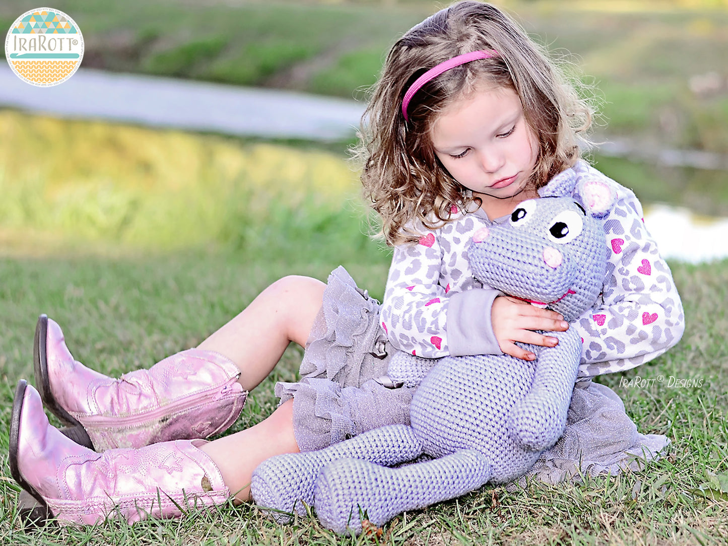 Happy Hippo the Hippopotamus Amigurumi Crochet Pattern