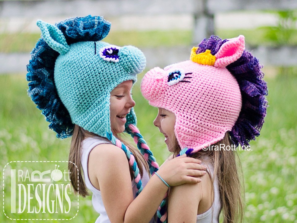 Circus Pony Hat Crochet Pattern