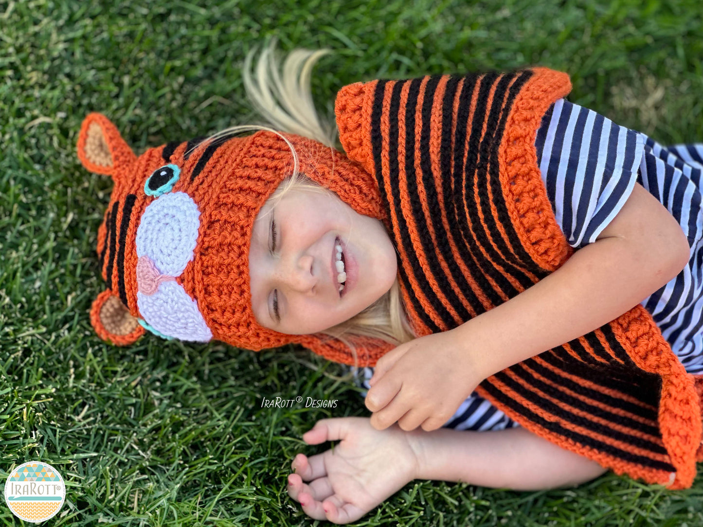 Hunter The Tiger Hat and Scarf Crochet Pattern