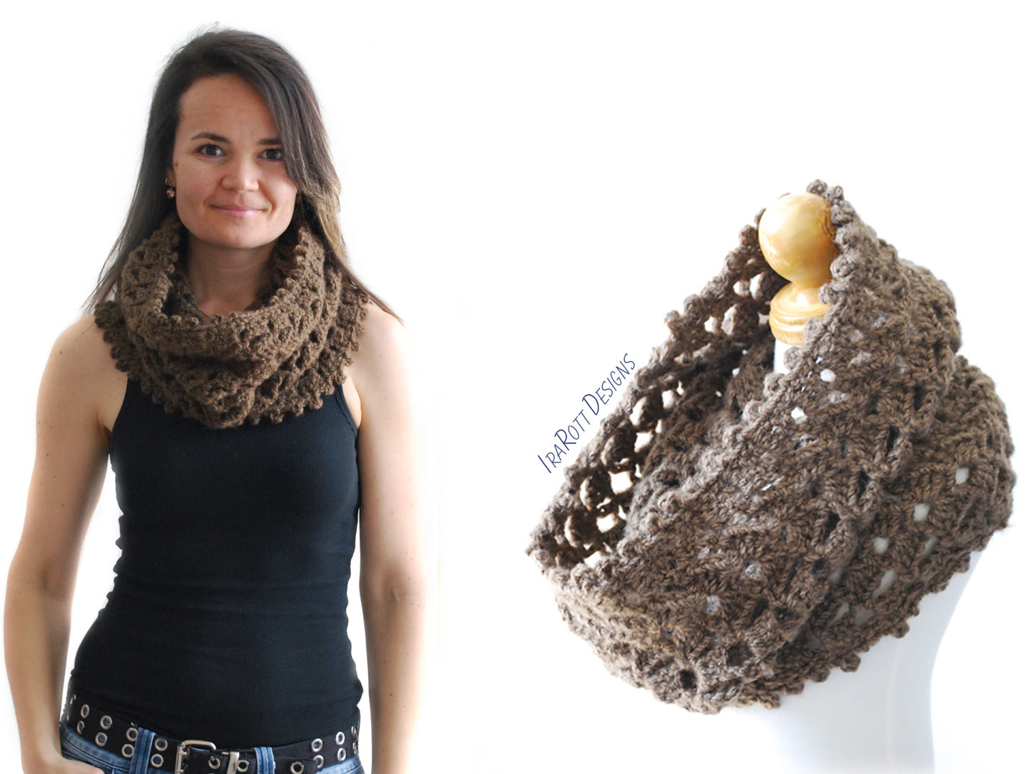 Infinity Scarf Iryna Crochet Pattern