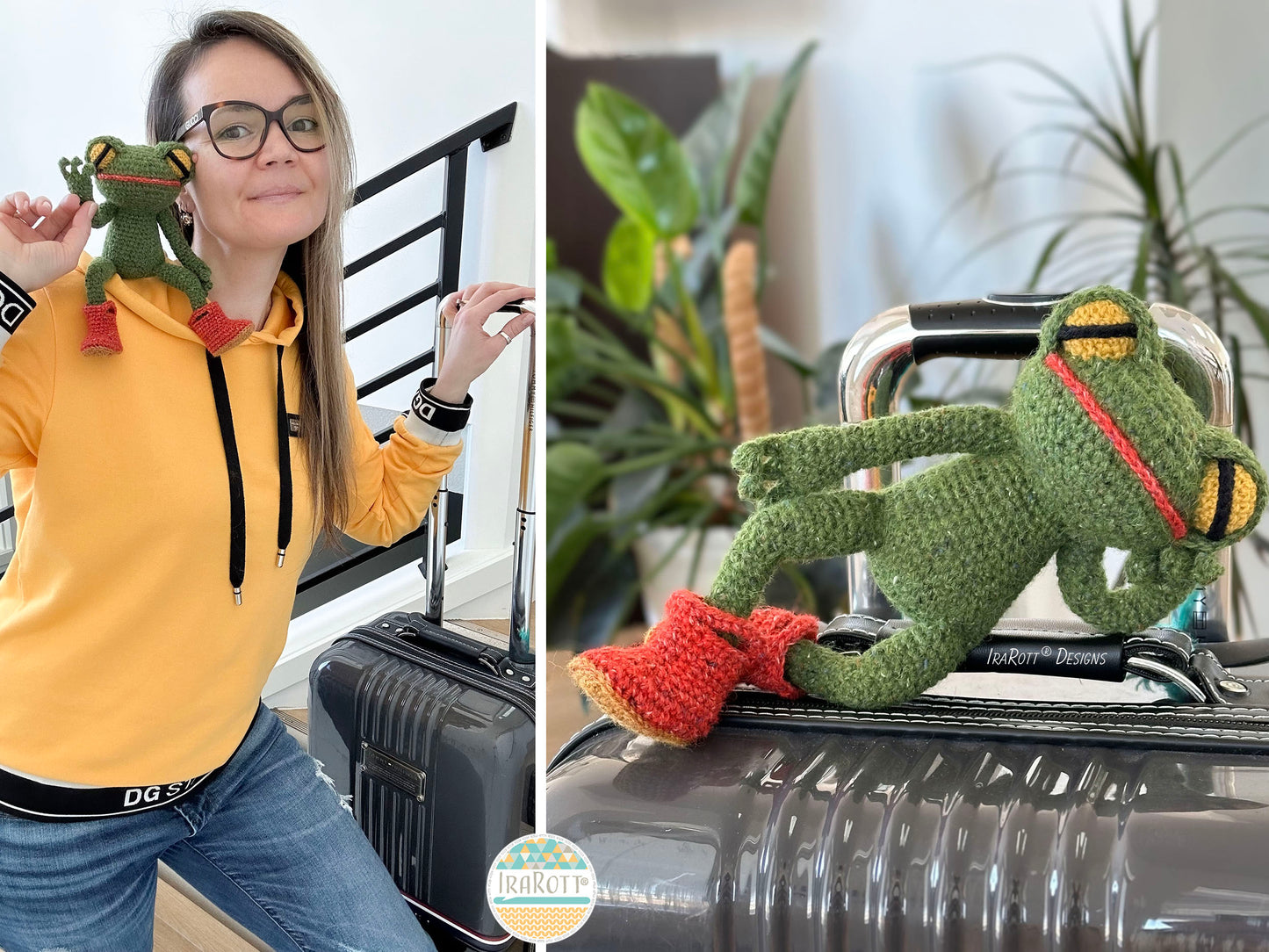 Jabka The Traveling Frog Amigurumi Crochet Pattern