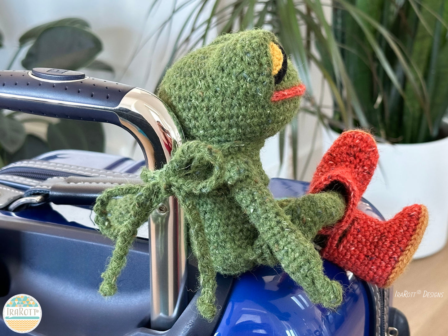 Jabka The Traveling Frog Amigurumi Crochet Pattern