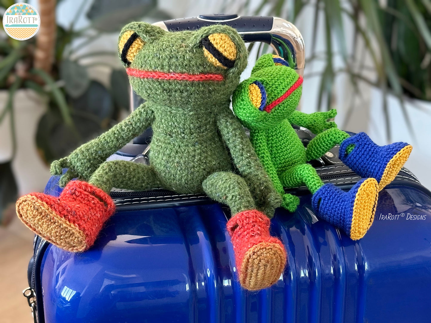 Jabka The Traveling Frog Amigurumi Crochet Pattern