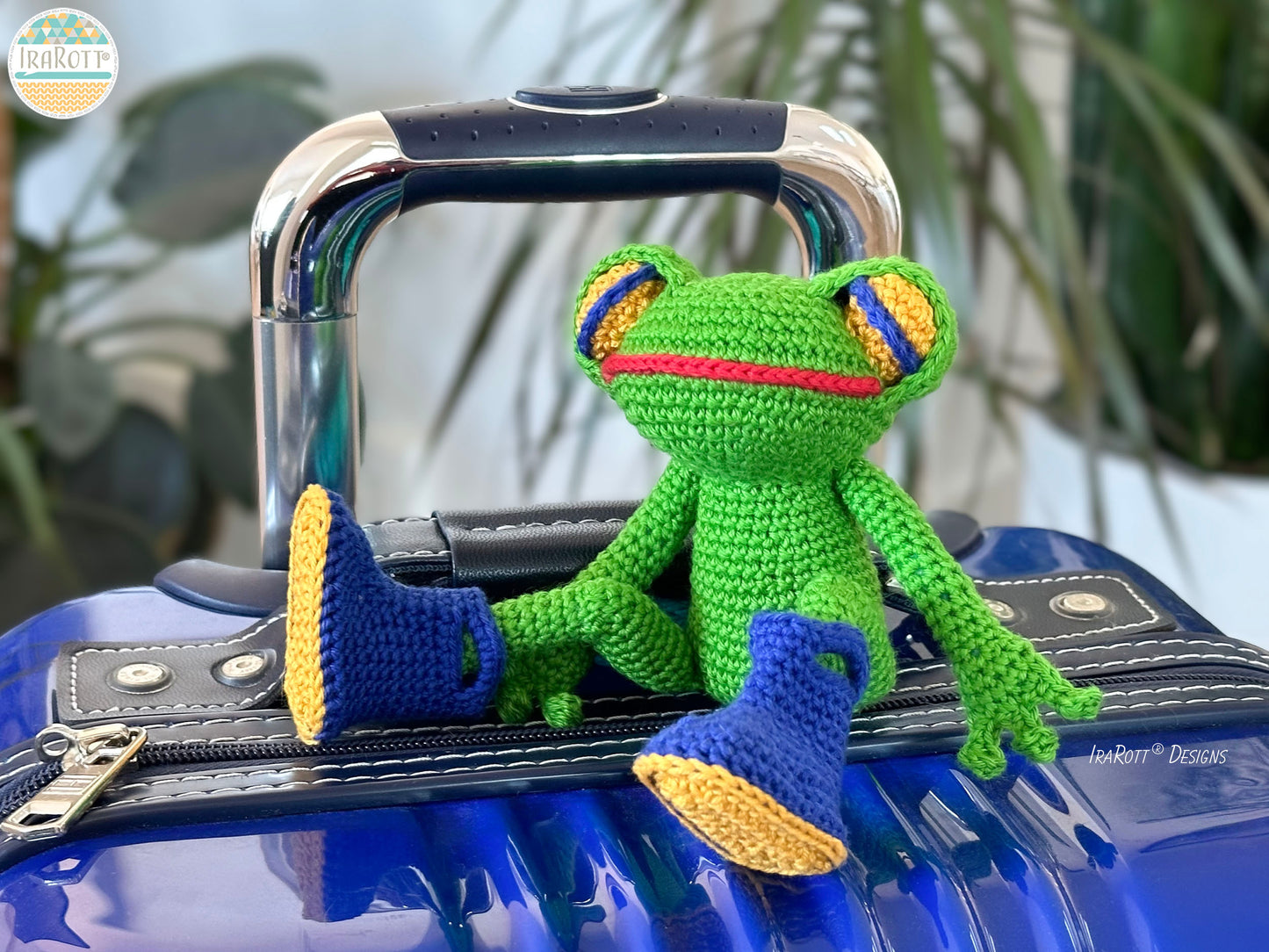 Jabka The Traveling Frog Amigurumi Crochet Pattern