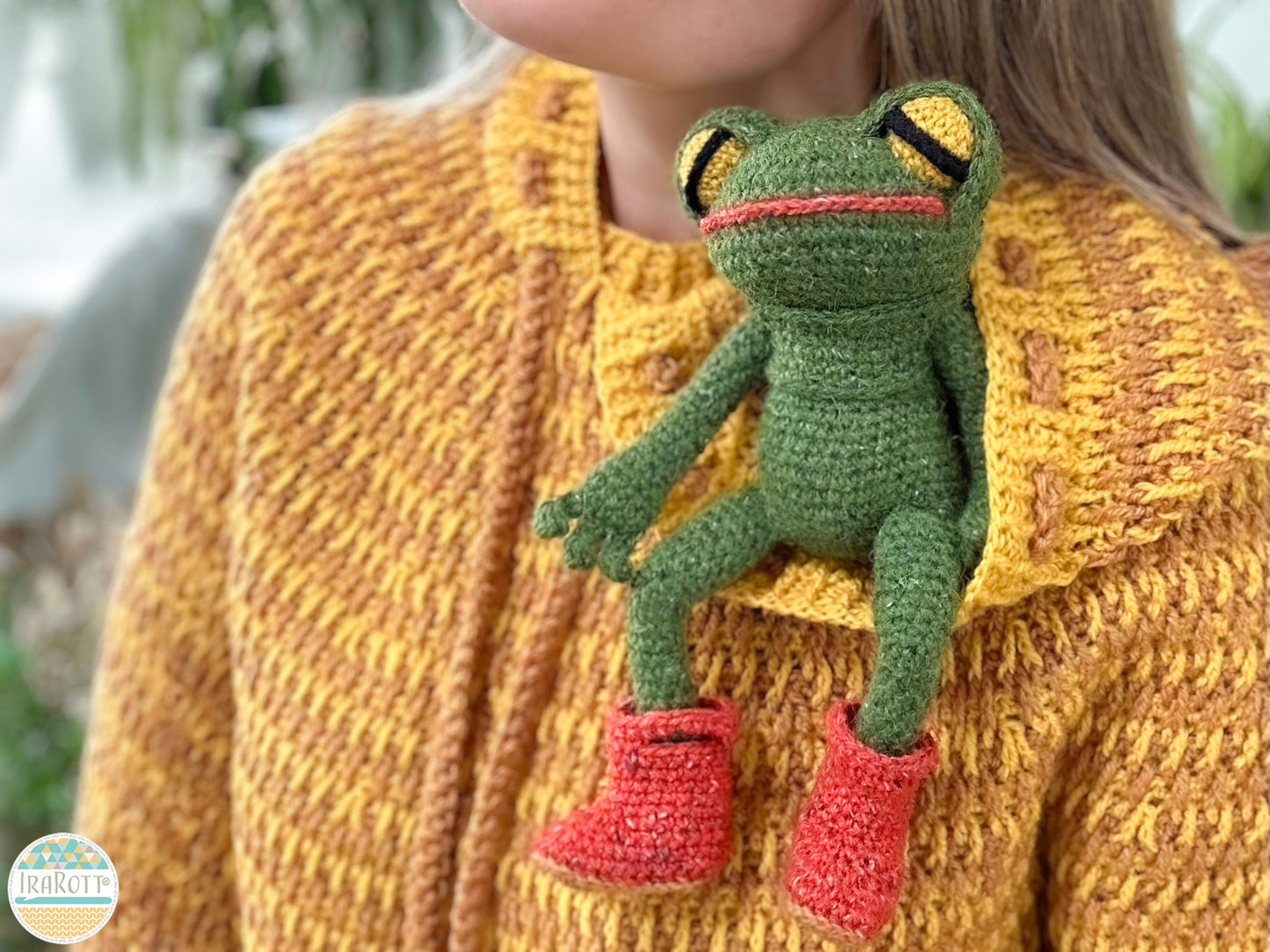 Jabka The Traveling Frog Amigurumi Crochet Pattern