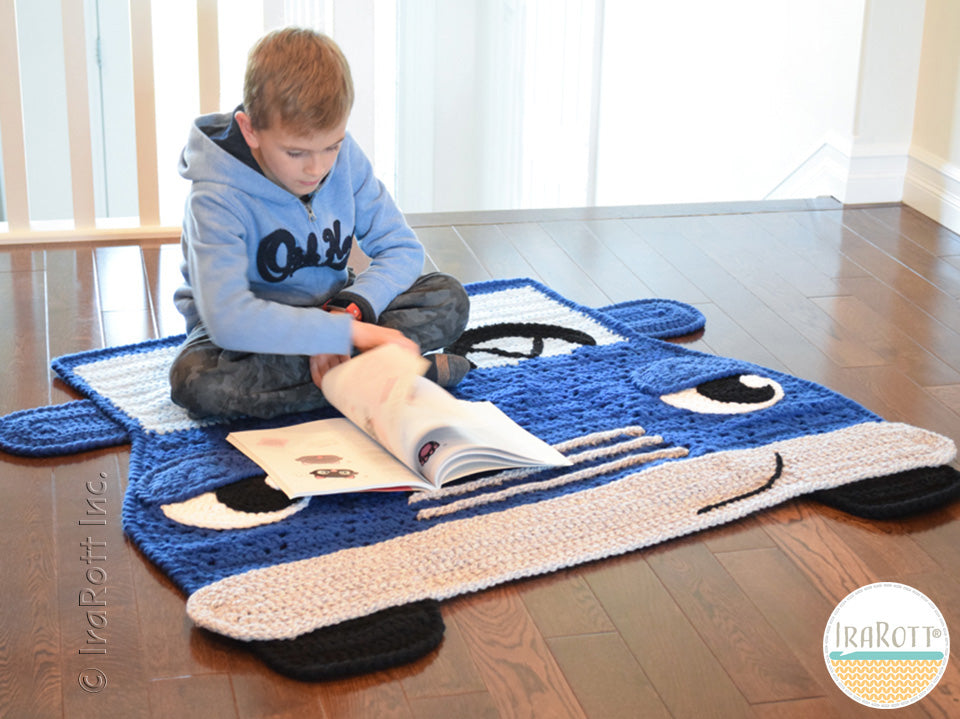 Jimmy The Hybrid Car Rug Crochet Pattern