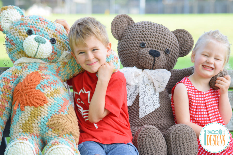 John the Canadian Bear Big Amigurumi Crochet Pattern