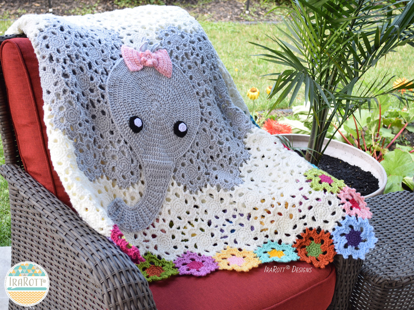 Josefina and Jeffery Elephant Blanket Crochet Pattern