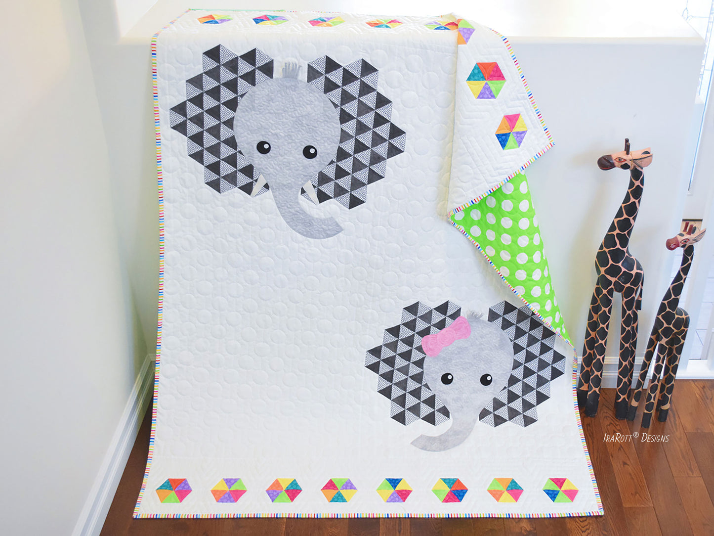 Josefina and Jeffery Elephant Quilt Pattern