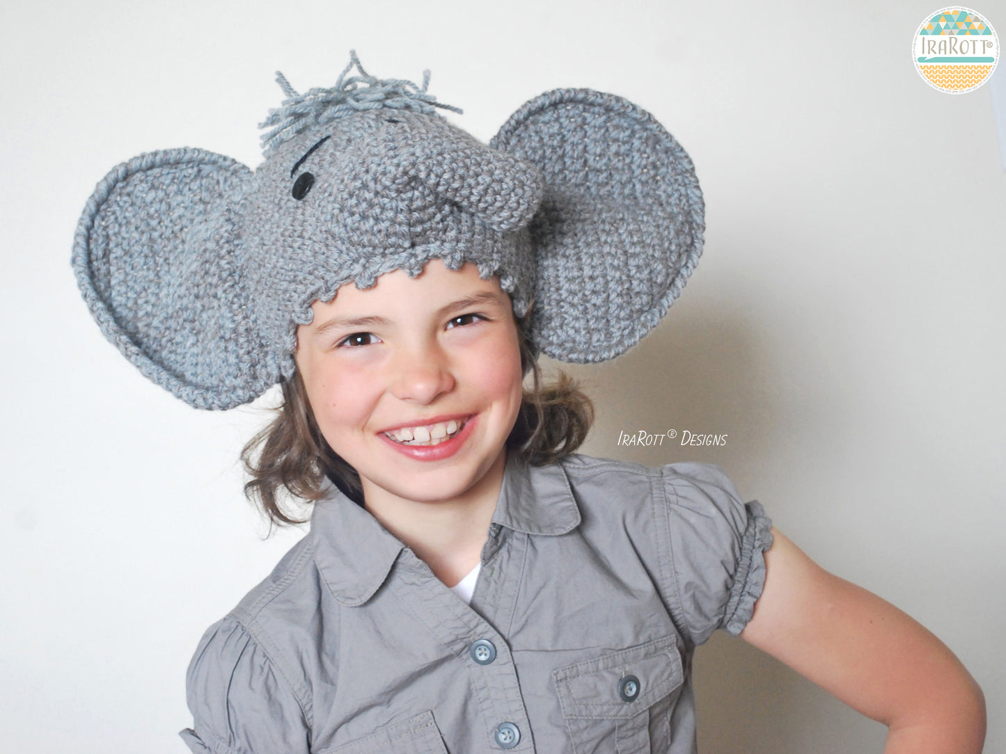 Josefina and Jeffery Elephant Hat Crochet Pattern