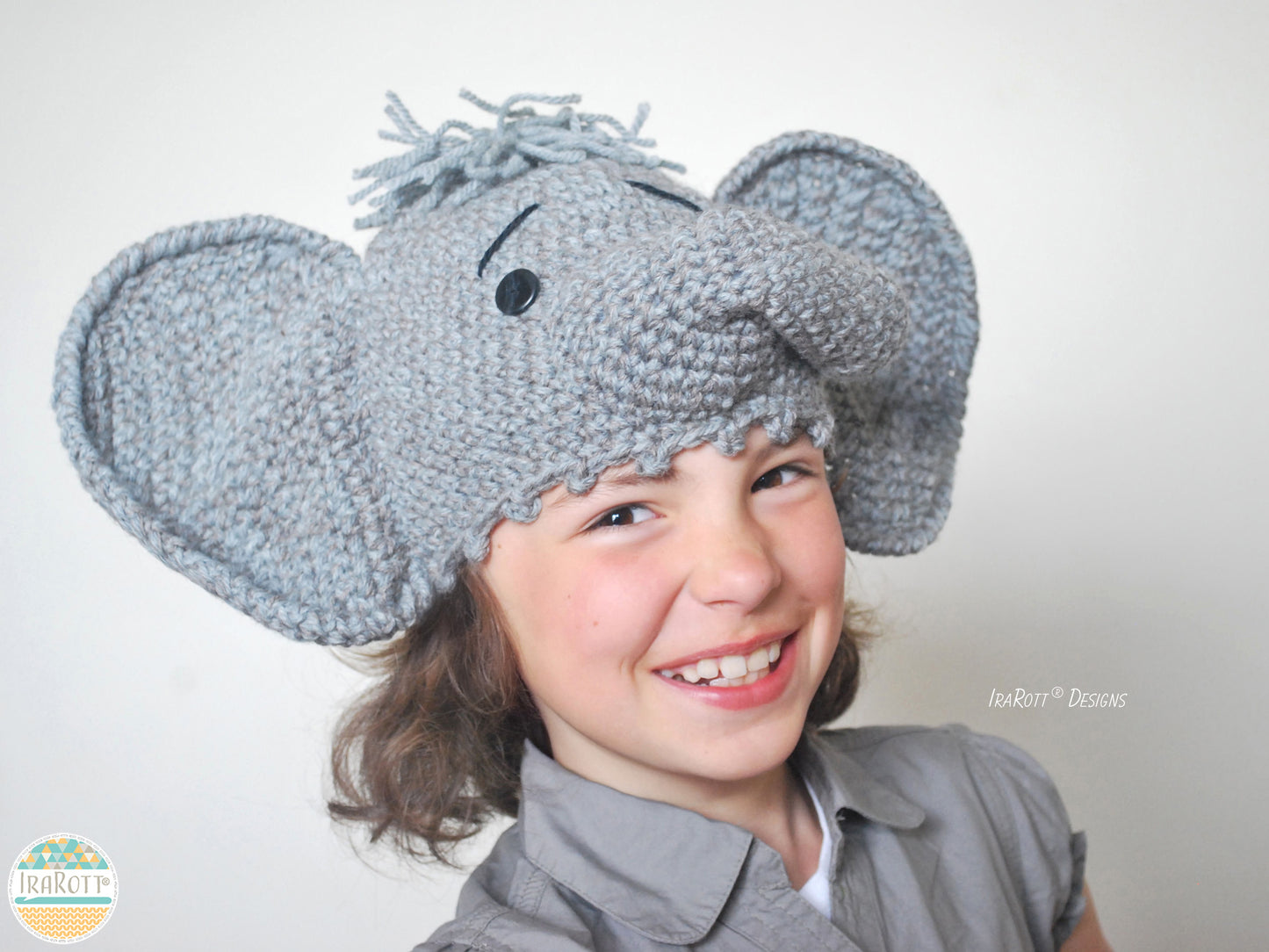 Josefina and Jeffery Elephant Hat Crochet Pattern