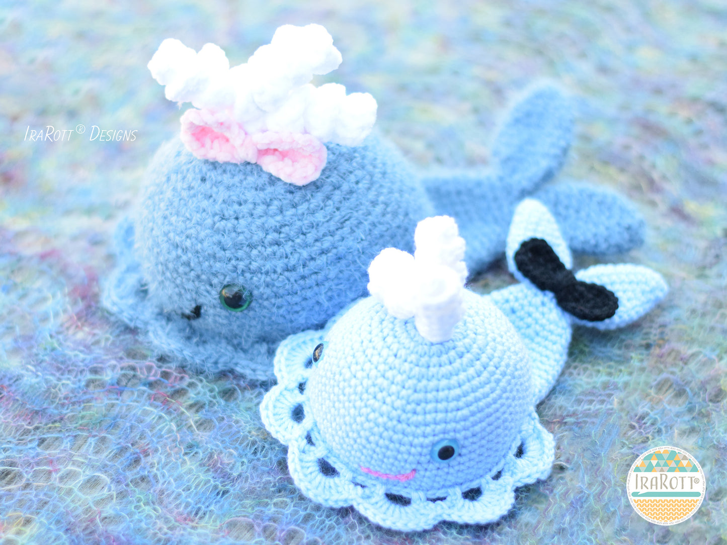 Joyce and Justin The Chubby Little Whales Amigurumi Crochet Pattern