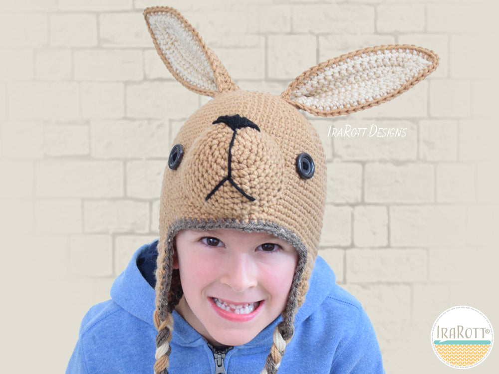 Kangaroo Joey Hat Crochet Pattern