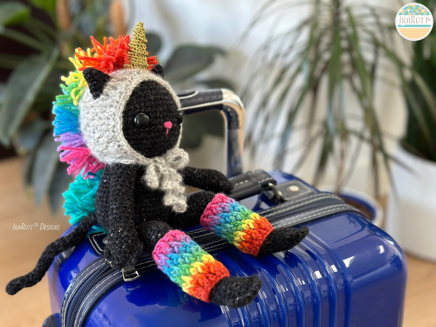 Kotyk The Unicat-Explorer Amigurumi Crochet Pattern
