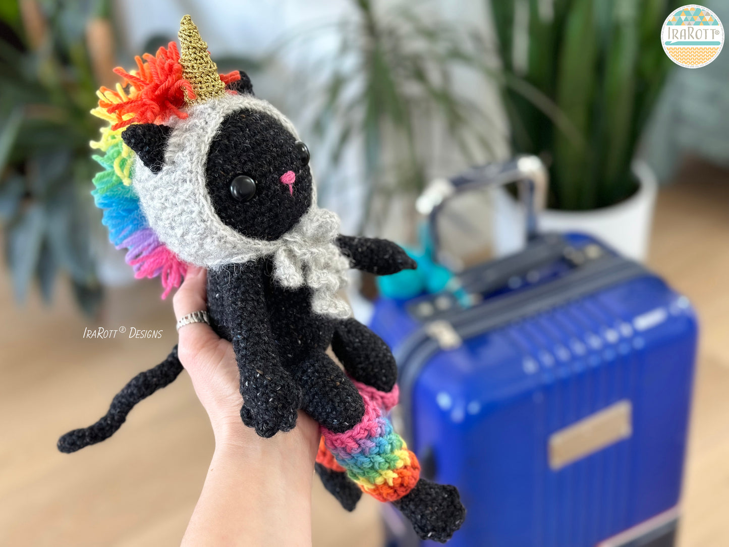 Kotyk The Unicat-Explorer Amigurumi Crochet Pattern