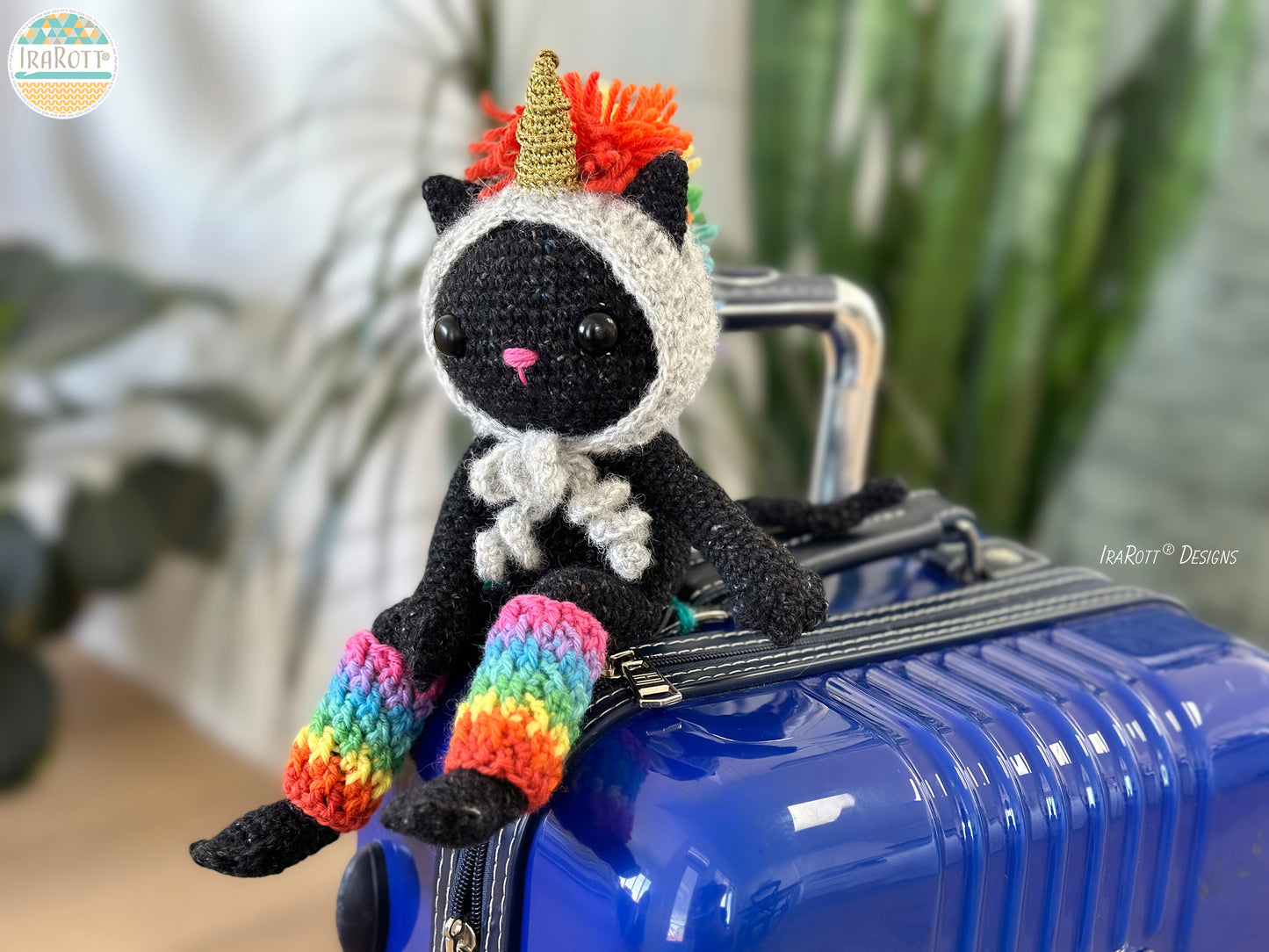 Kotyk The Unicat-Explorer Amigurumi Crochet Pattern