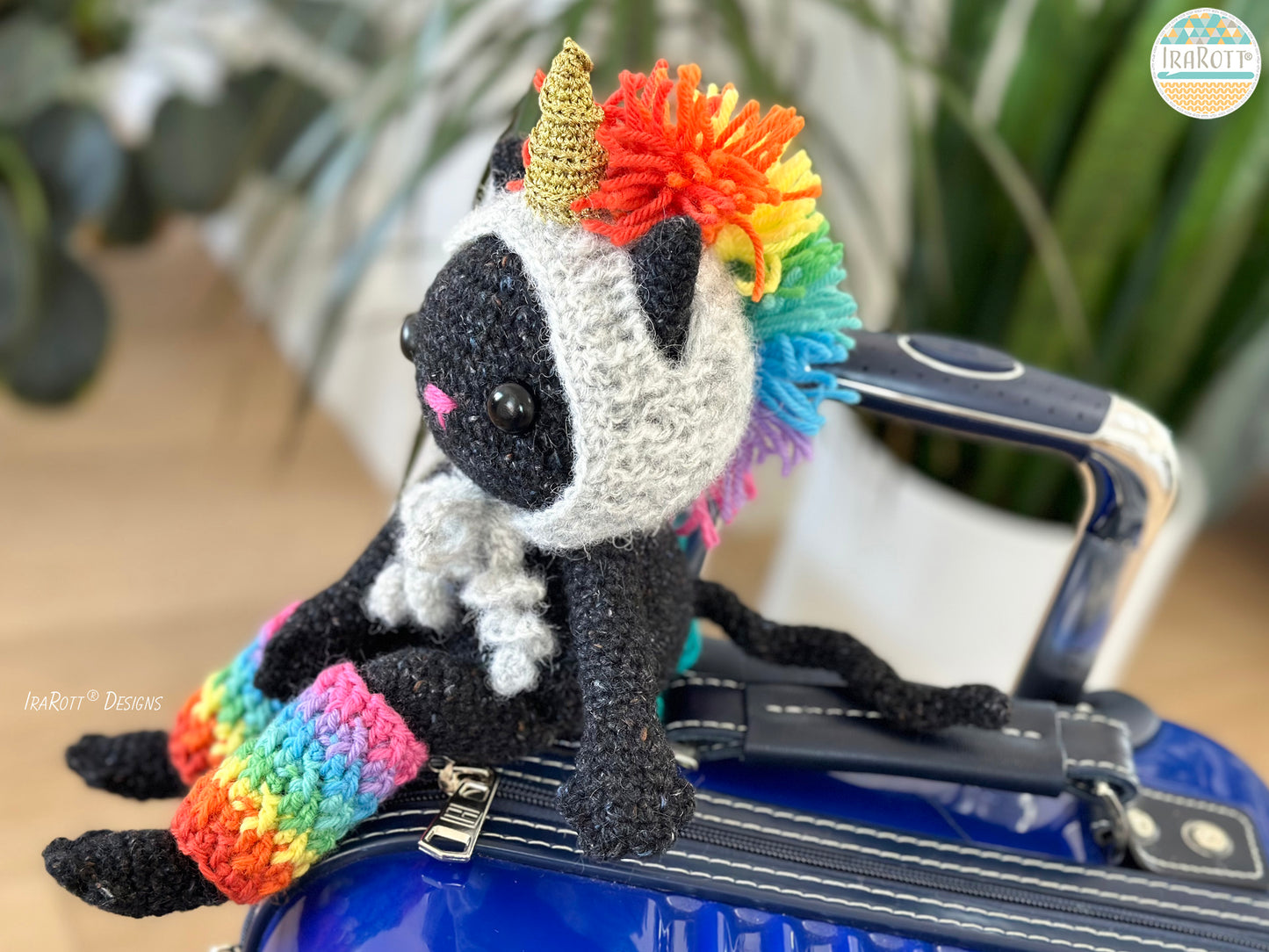 Kotyk The Unicat-Explorer Amigurumi Crochet Pattern