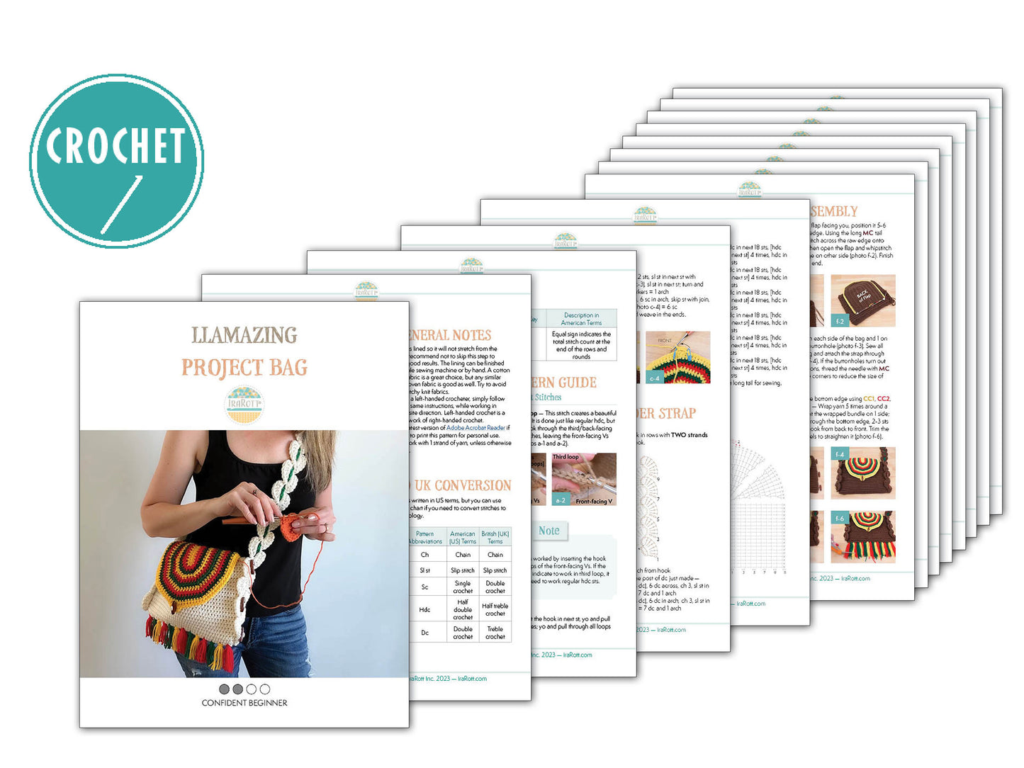 Llamazing Project Bag Crochet Pattern