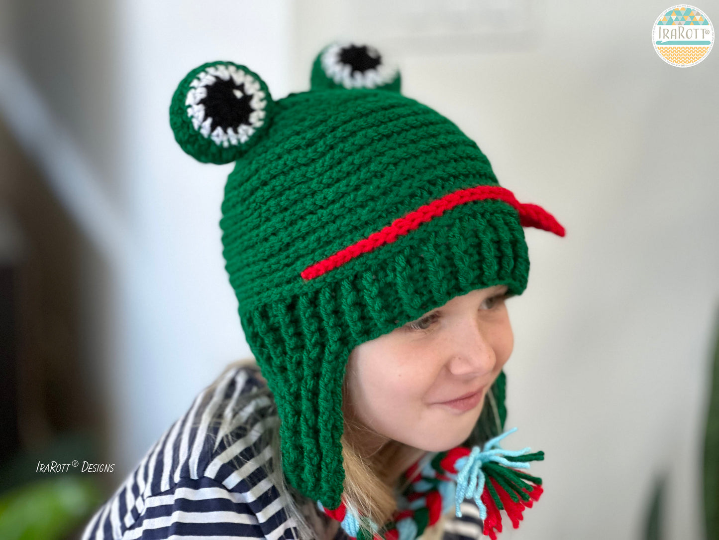 Lotus The Frog Hat Crochet Pattern