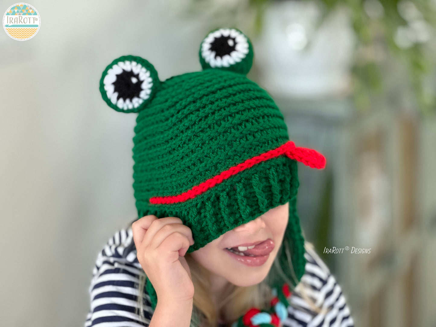 Lotus The Frog Hat Crochet Pattern