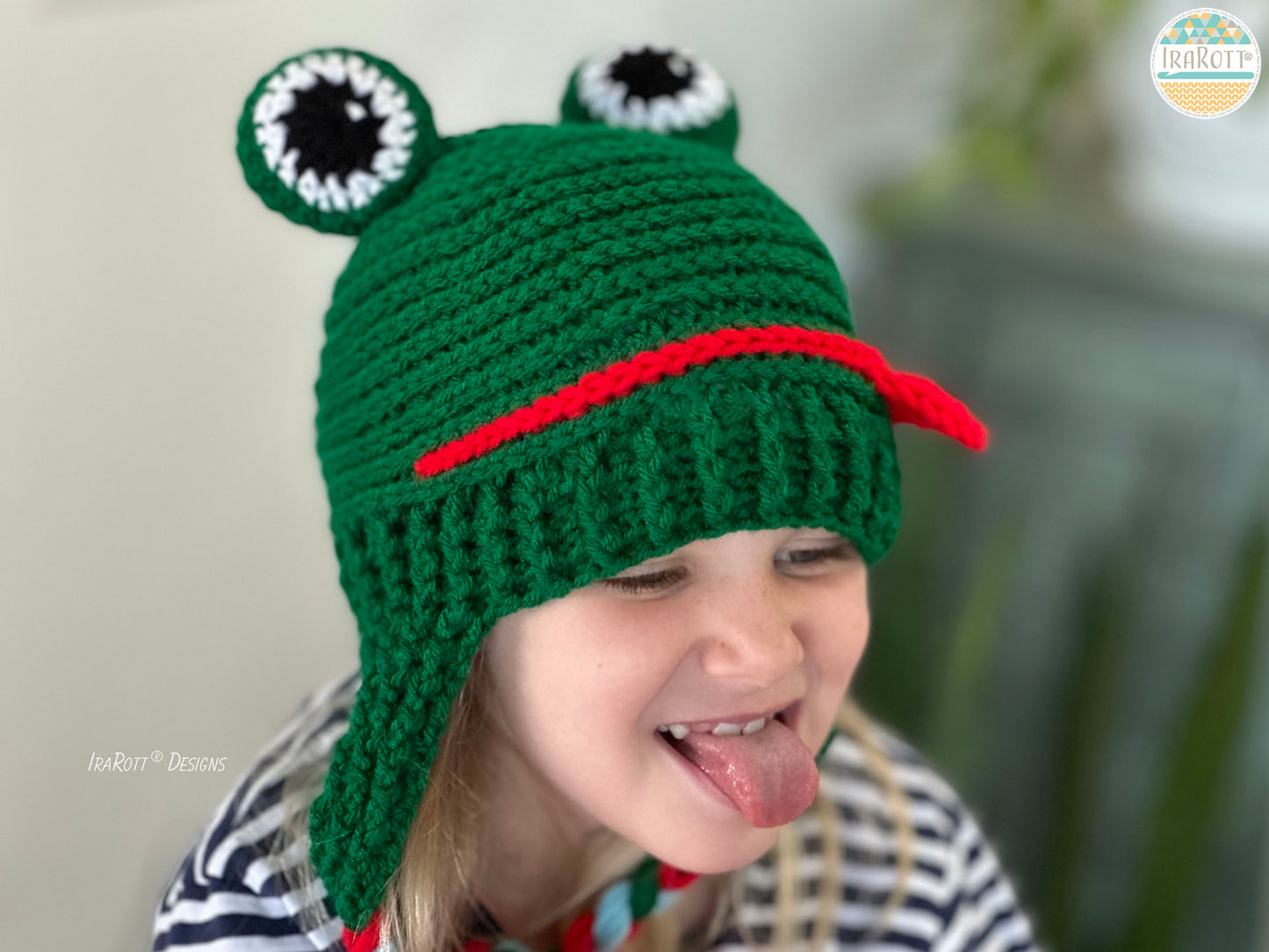 Lotus The Frog Hat Crochet Pattern