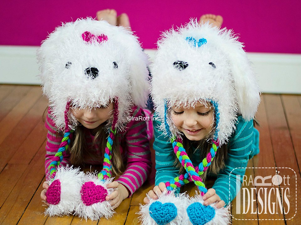 Pawla Maltese Puppy Dog Hat Crochet Pattern