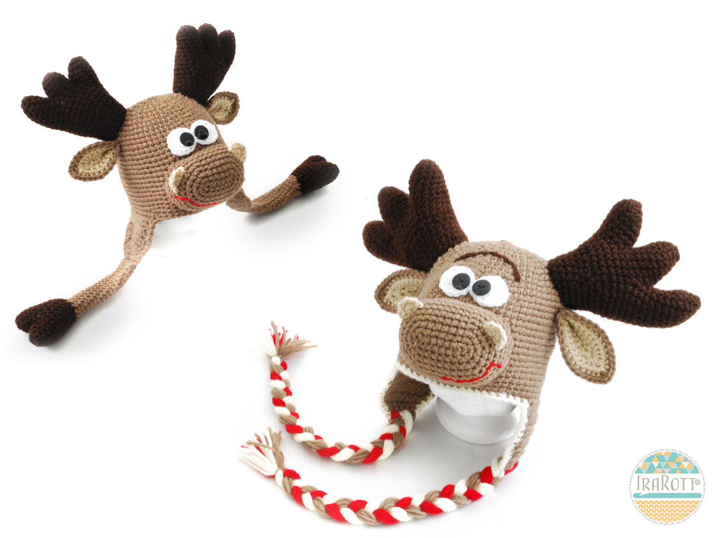Eh Moose Animal Hat Crochet Pattern