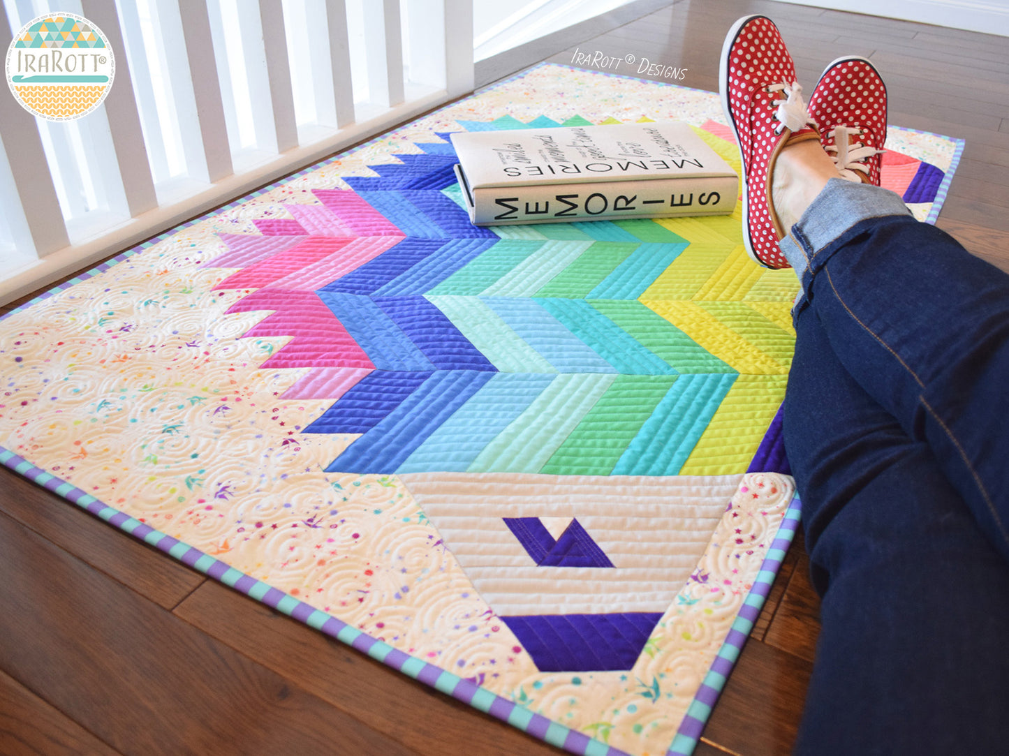 Needles The Hedgehog Jelly Roll Rug Quilting Pattern