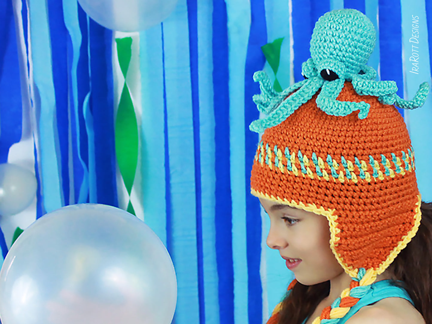 Inky the Octopus Hat and Toy Crochet Pattern