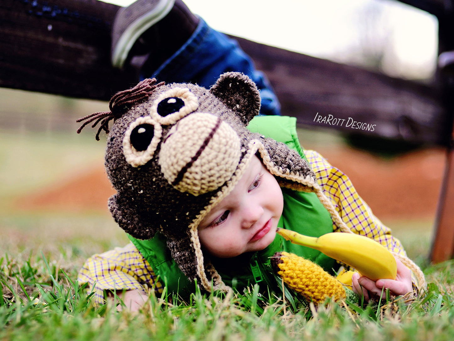 Abe the Orangutan Ape Hat Crochet Pattern