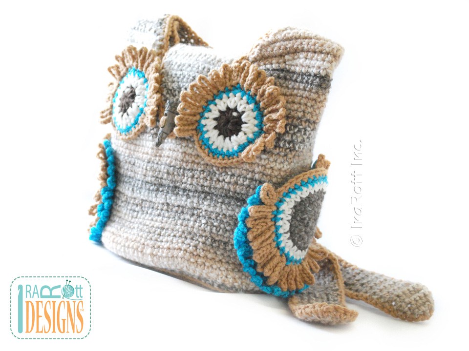 Hooty the Owl Buddy Bag Crochet Pattern