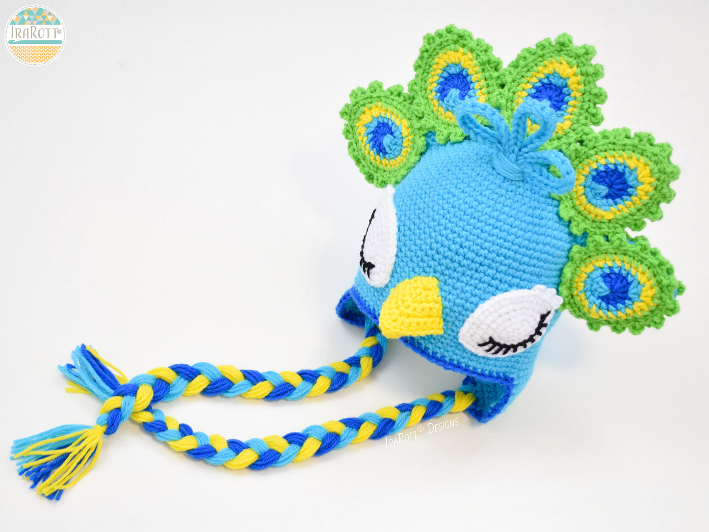 Pavo the Peacock Hat Crochet Pattern