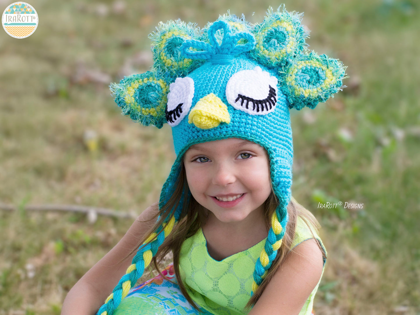 Pavo the Peacock Hat Crochet Pattern