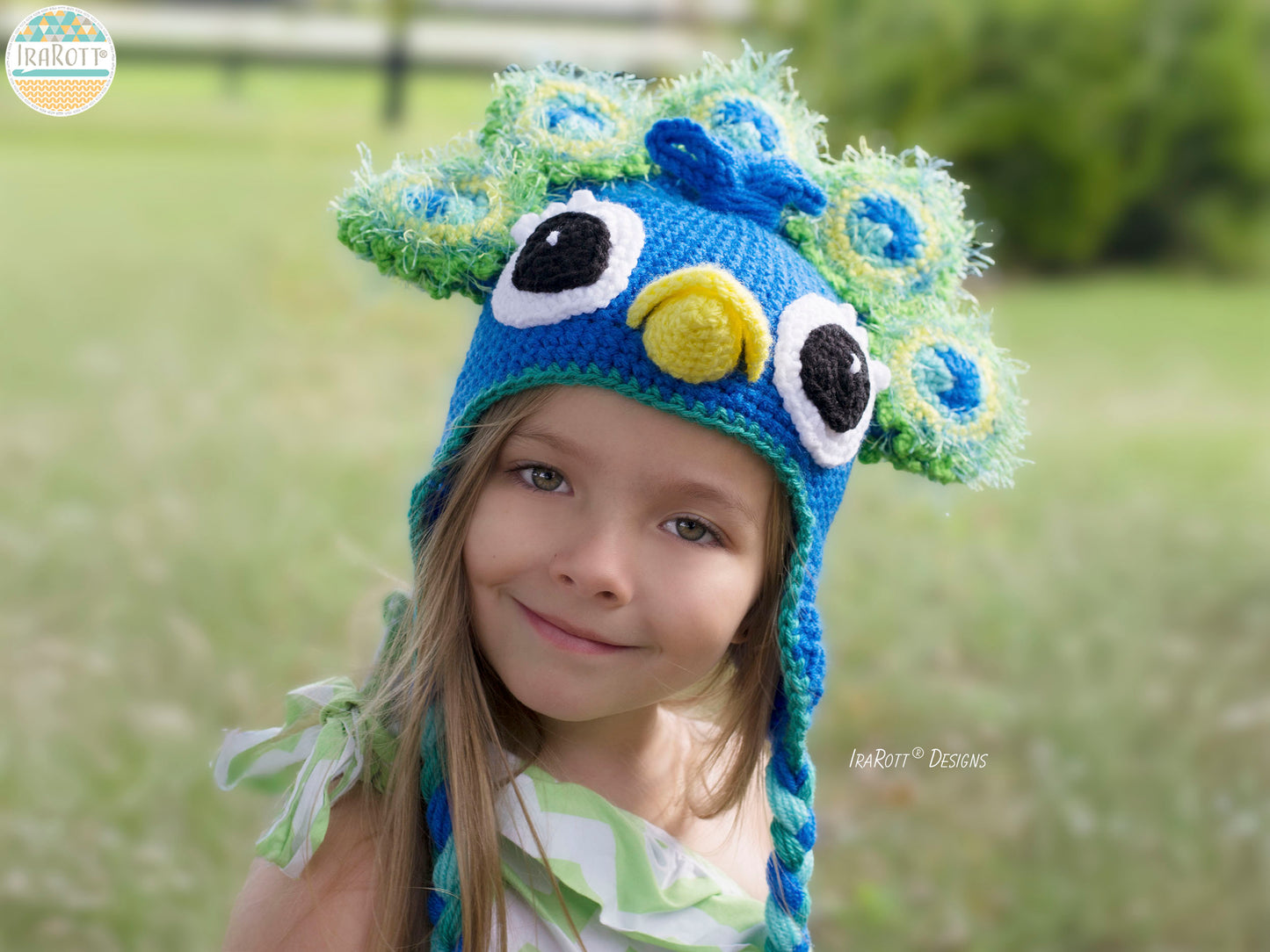 Pavo the Peacock Hat Crochet Pattern