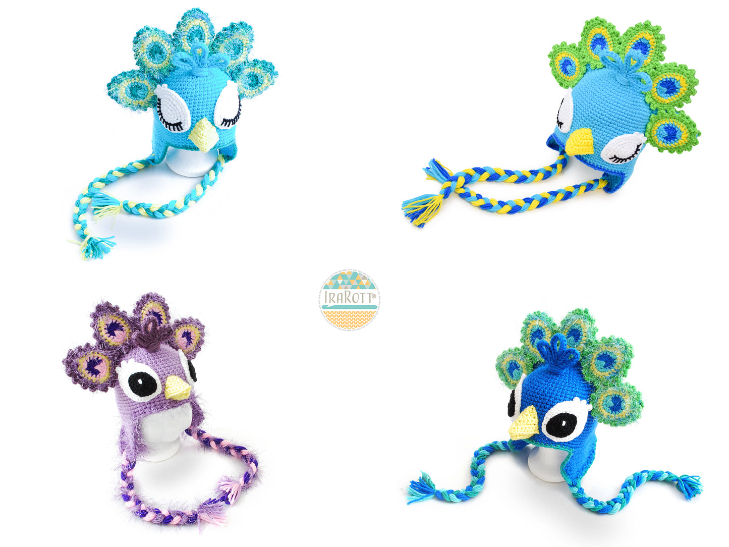Pavo the Peacock Hat Crochet Pattern