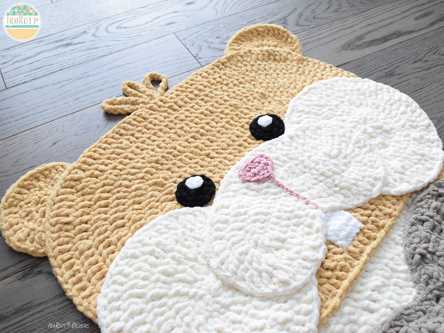 Peanut The Hamster Rug Crochet Pattern