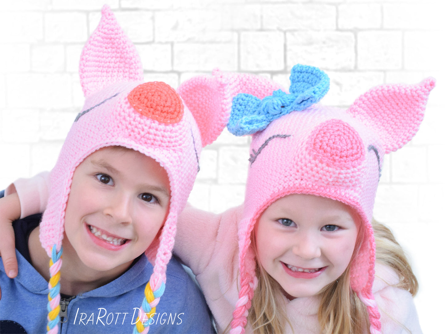 Pinky The Piggy Hat Crochet Pattern