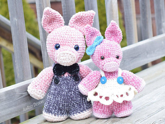 Pinky The Chubby Little Piggy Amigurumi Crochet Pattern