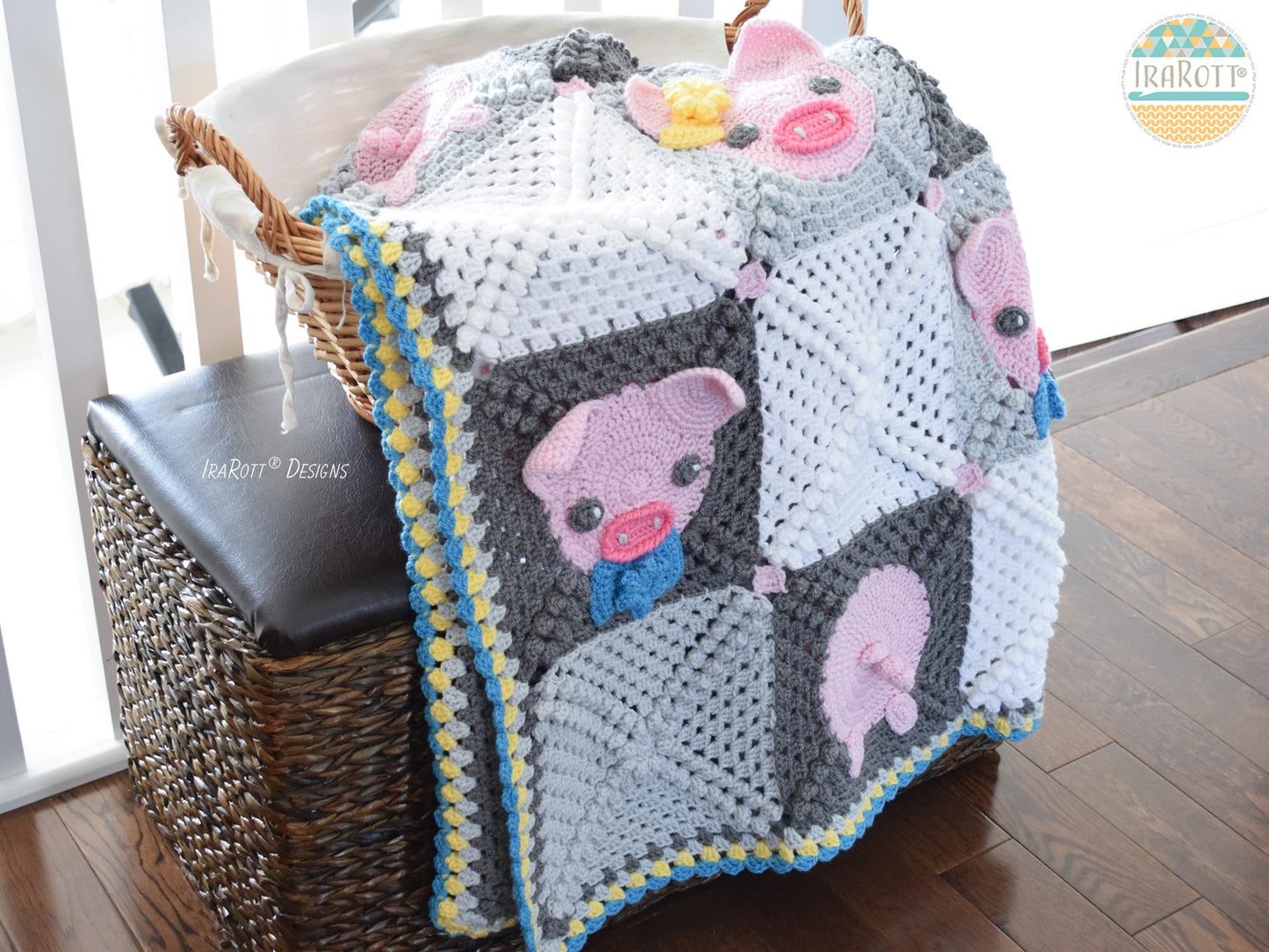 Pinky The Piggy Blanket Crochet Pattern