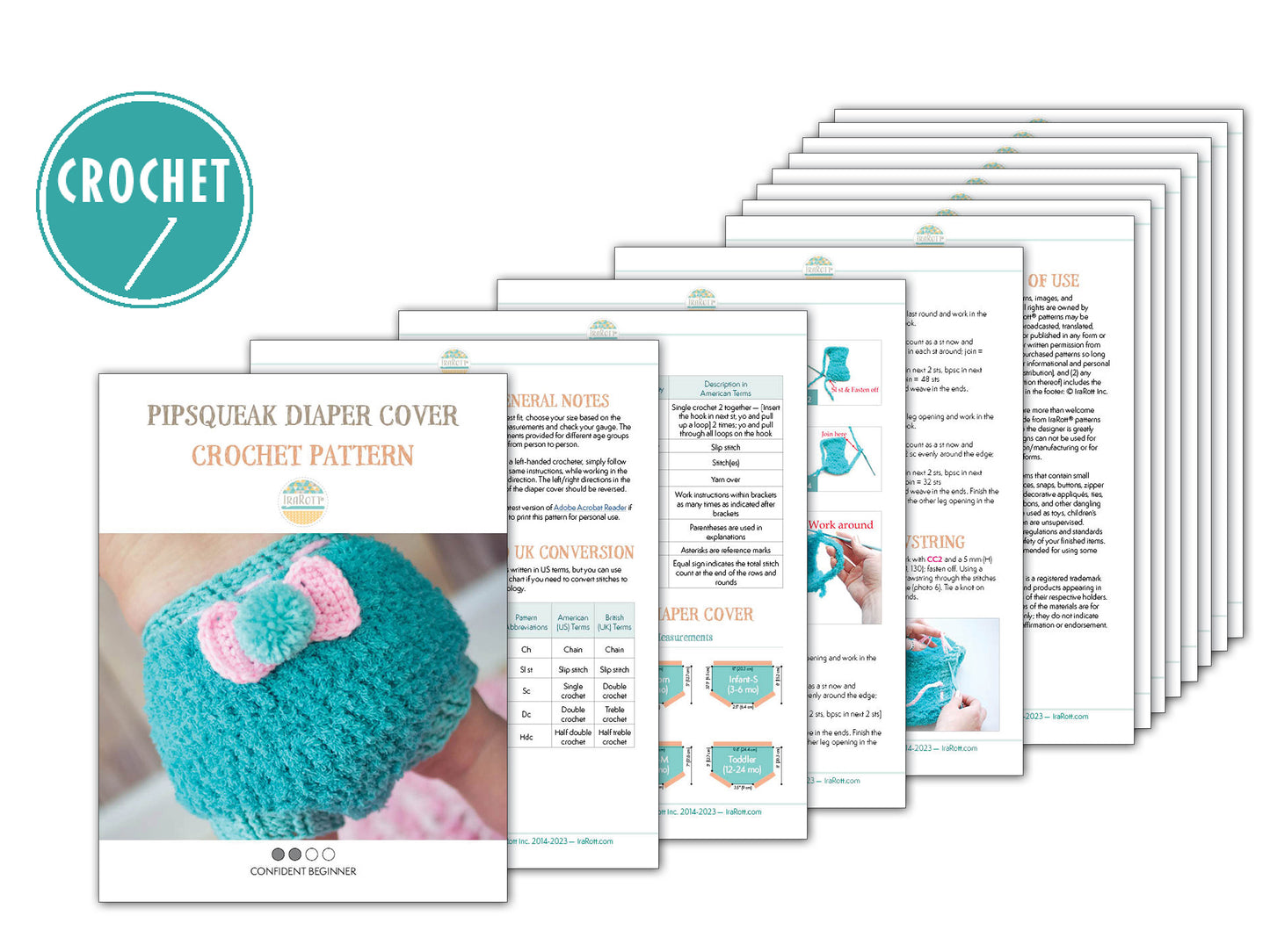 Pipsqueak Diaper Cover Crochet Pattern