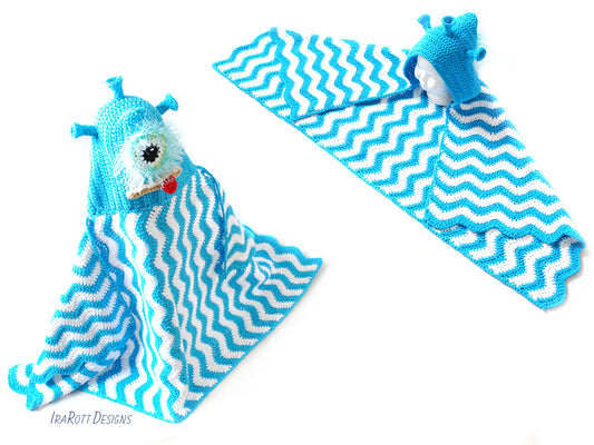 Plutonian Paul Hooded Alien Blanket Crochet Pattern