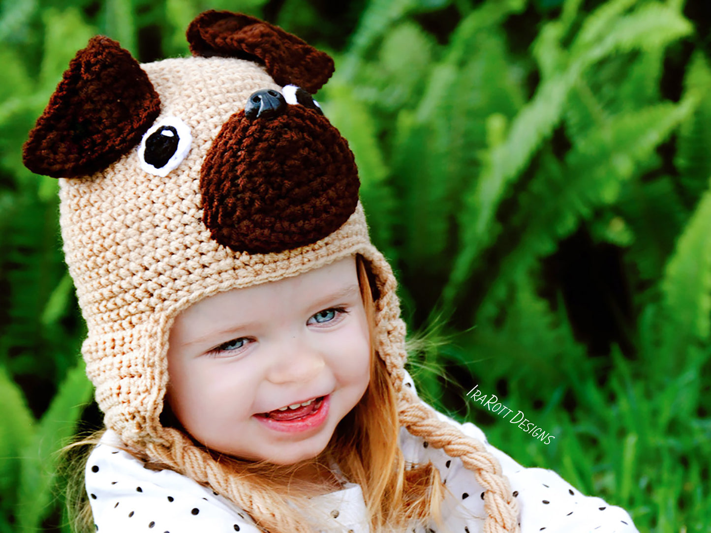 The Pugfect Pug Dog Hat Crochet Pattern